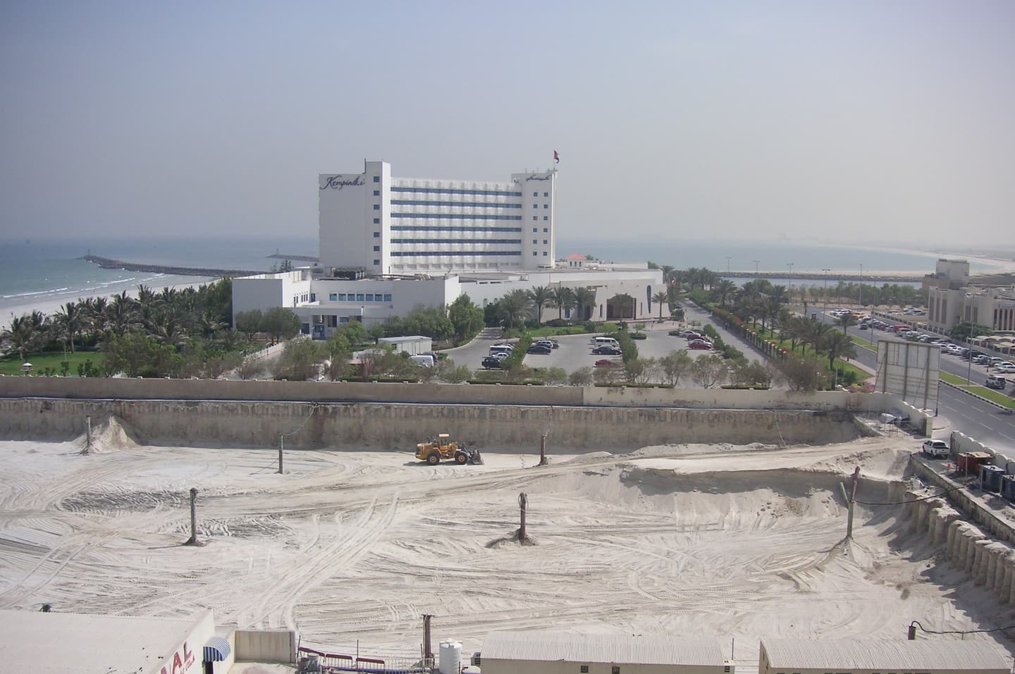 Apex dewatering works on a large coastal excavation in Ajman, UAE
