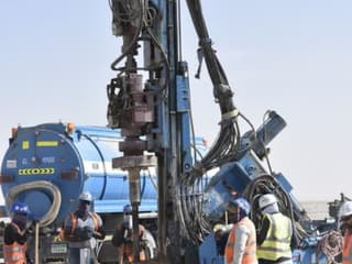 Product photograph of a trailer-mounted self-priming centrifugal dewatering pump